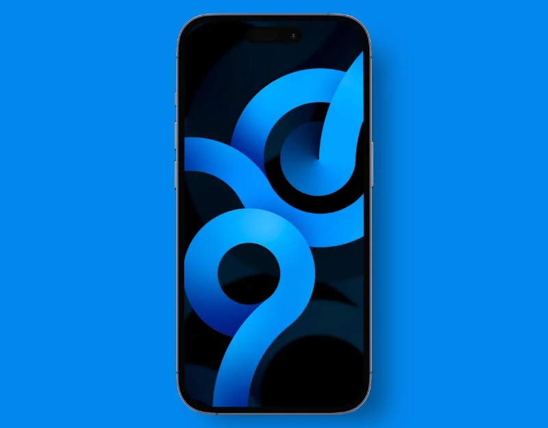 blue loops wallpaper