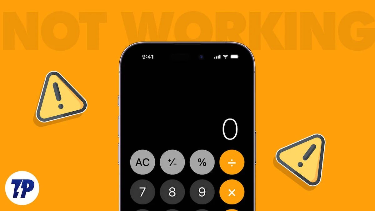 fix calculator app not working on iphone