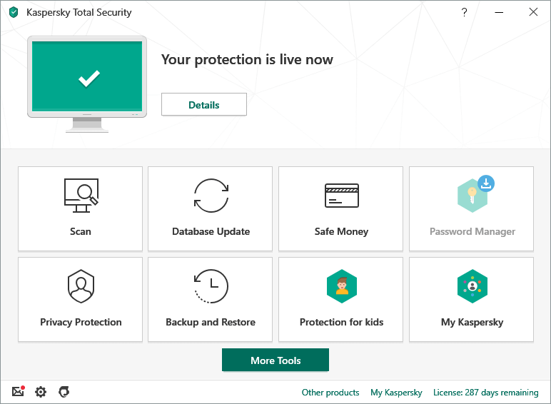 Sicurezza totale di Kaspersky