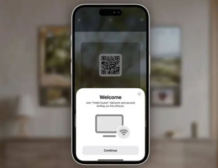 AirPlay en televisores de habitaciones de hotel