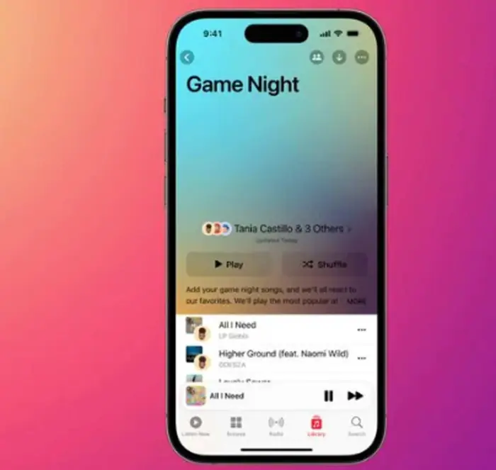 Совместные плейлисты Apple Music