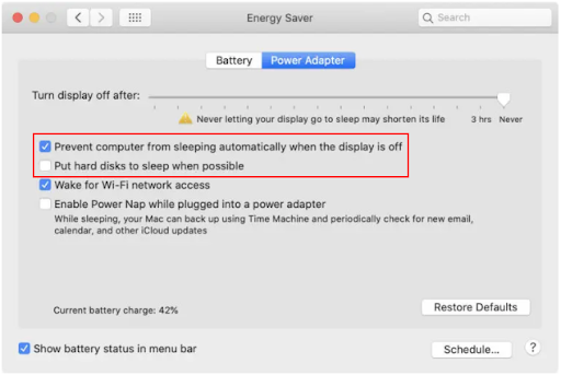 Put hard disks to sleep when possible