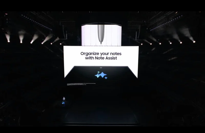 galaxy ai note assist feature.