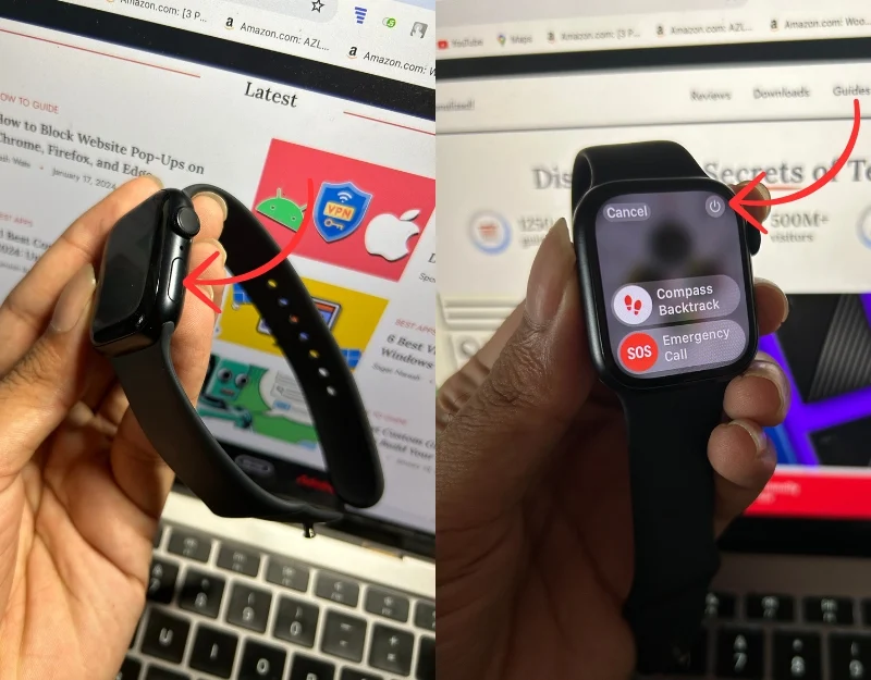 restart apple watch