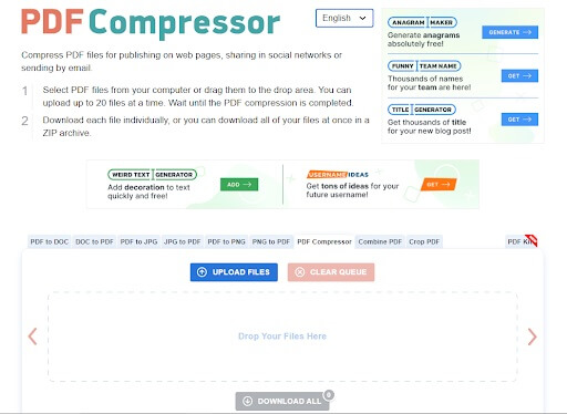 Compressor de PDF