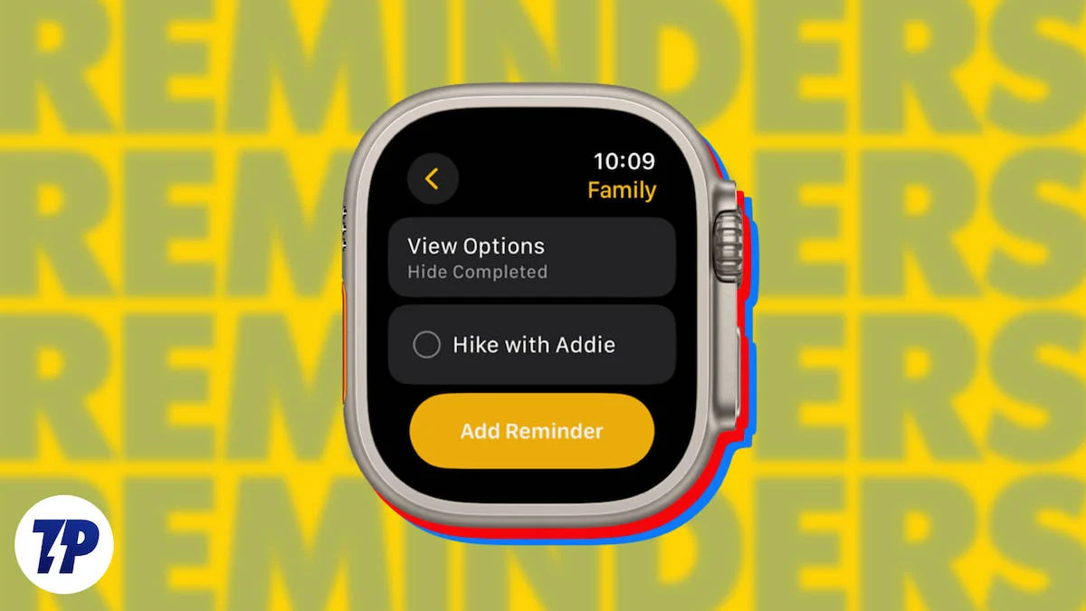 apple watch reminders