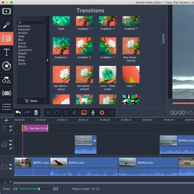 movavi video editor