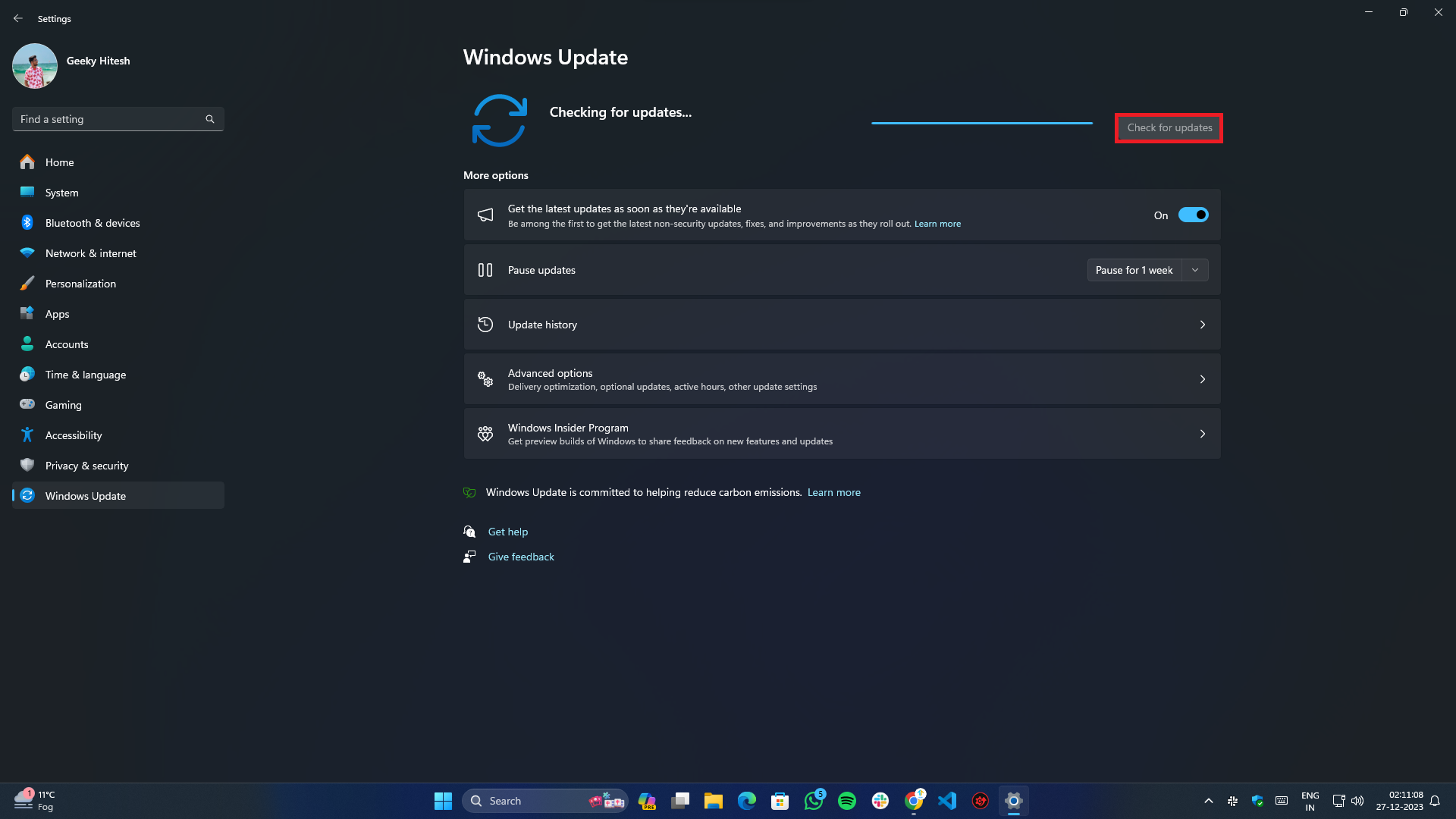 fix clock watchdog timeout on windows- check for windows updates