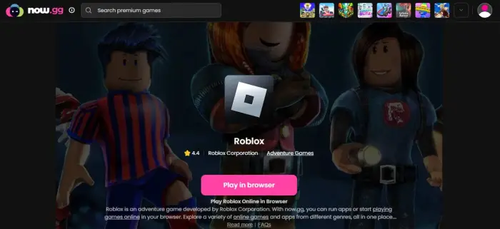 วิธีเล่น Now.gg Roblox ไม่ถูกบล็อกในเบราว์เซอร์