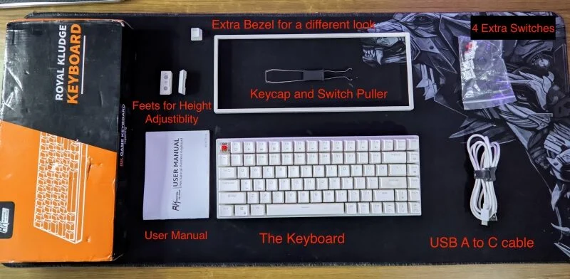 keyboard unboxng