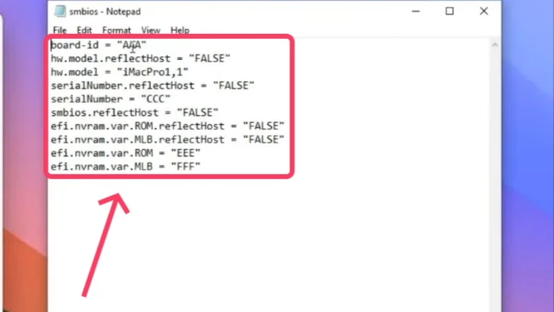 paste lines in notepad