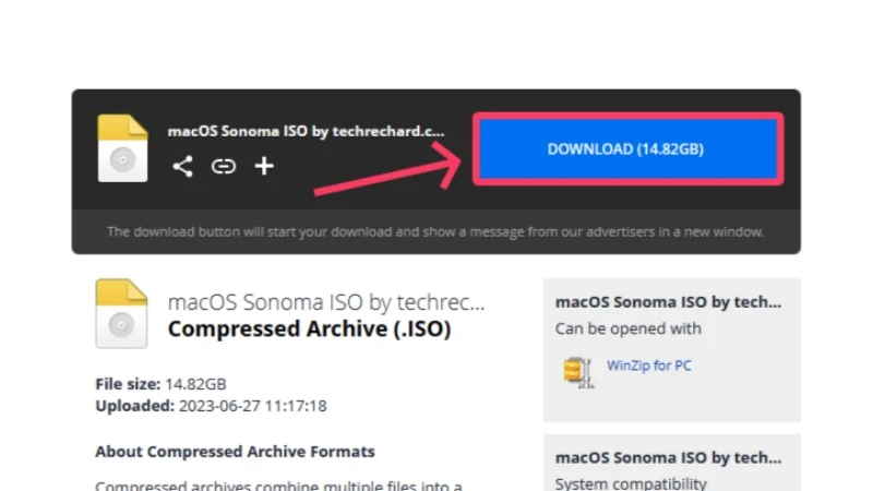 download macos sonoma iso file