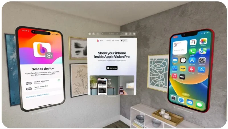 bezel app for vision pro