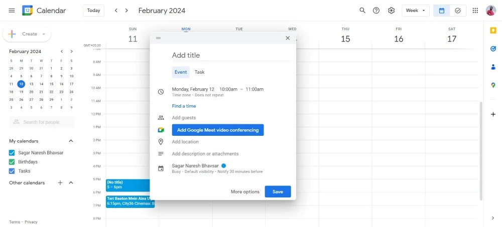 how to add flight and hotel booking details on google calendar