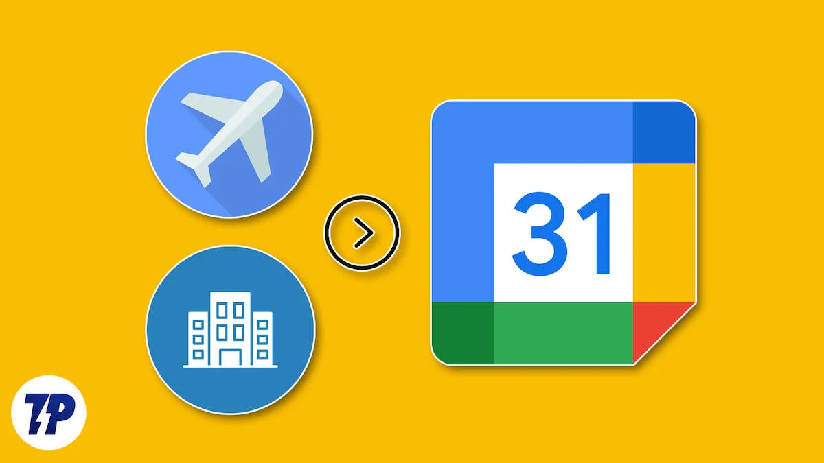 add flight and hotel booking on google calendar