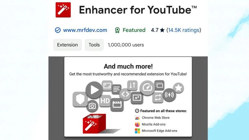 enhancer for youtube