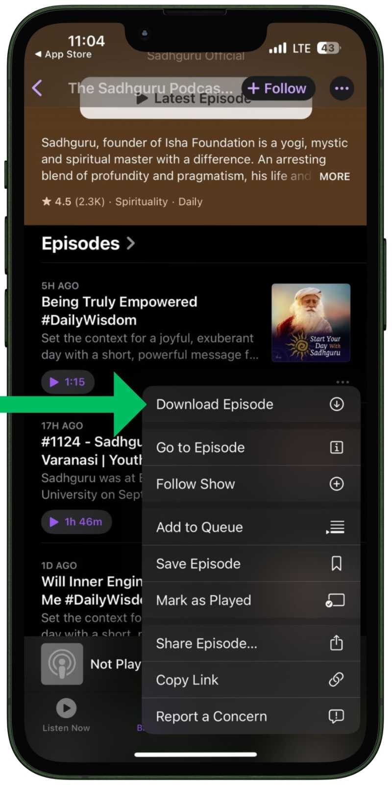 how to download podcasts on apple podcasts 3