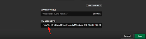 Try allocating more memory to Minecraft - JVM argument