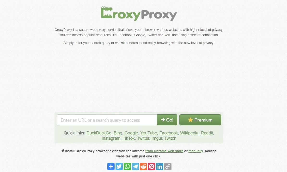 how to use croxyproxy youtube