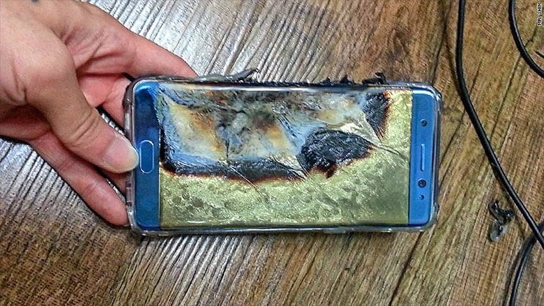 let's face it: the iphone has annihilated premium android phones! - 160902121639 samsung galaxy note 7 fire front