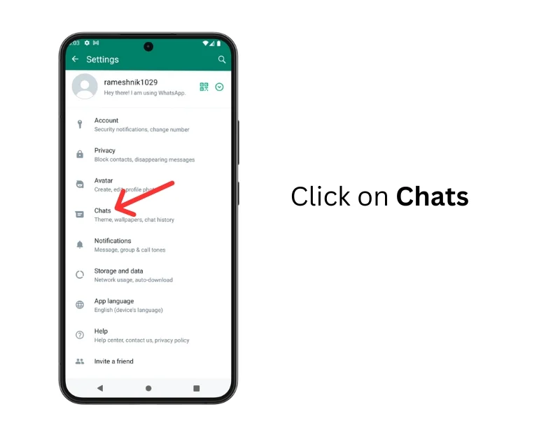 whatsapp chat settings