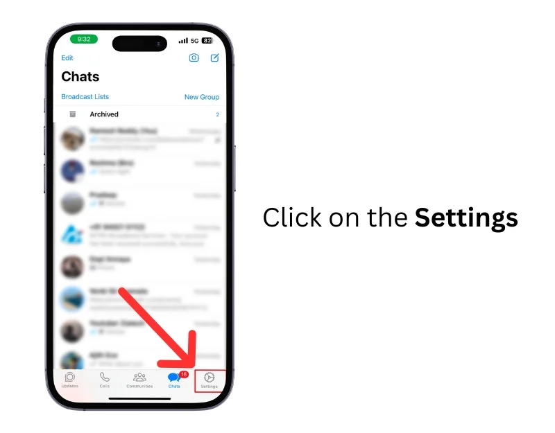 whatsapp settings