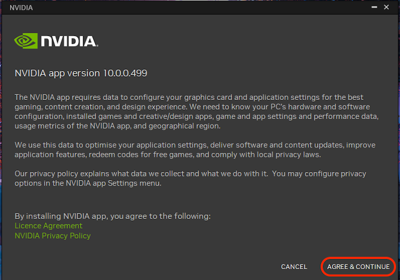 nvidia terms and conditions