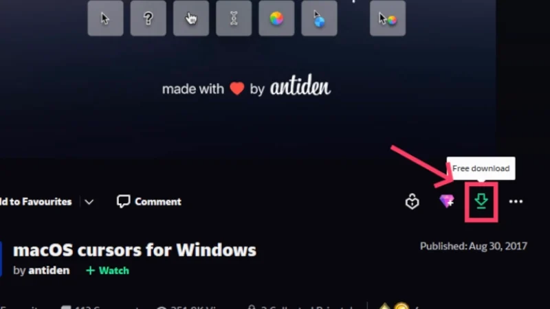 macos cursor for windows by antiden - make windows look like macos