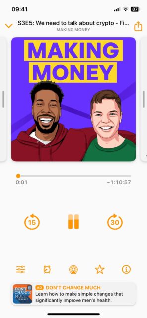 Para Kazanma podcast'i Overcast iOS podcast uygulamasında açılıyor