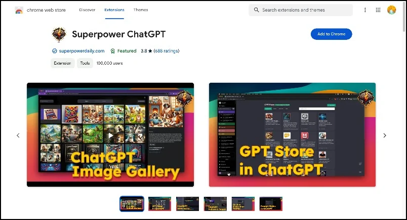 super power chatgpt search extension