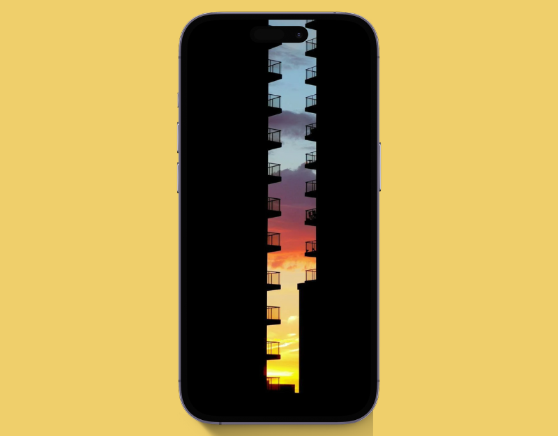 sunset silhouettes iphone wallpaper