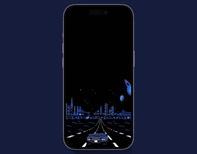 pixel roadtrip iphone wallpaper