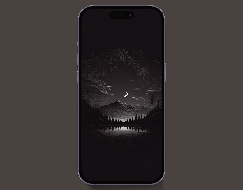 moonlit whisper iphone wallpaper