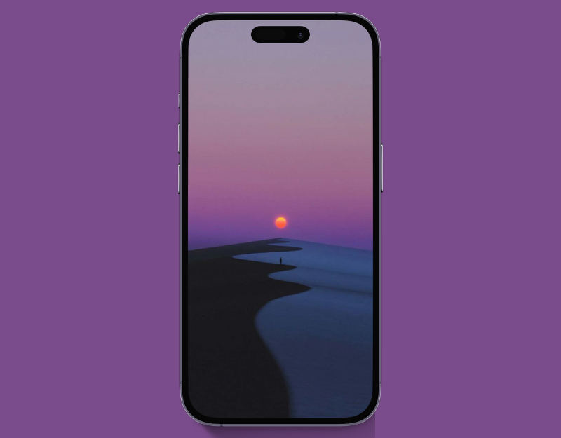 twilight serenity iphone wallpaper