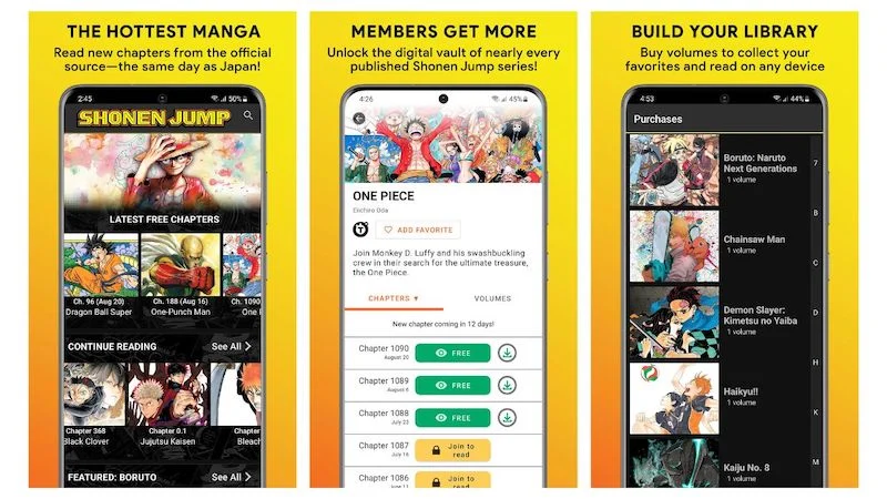 7 best apps to read manga on android and ios - shounen jump