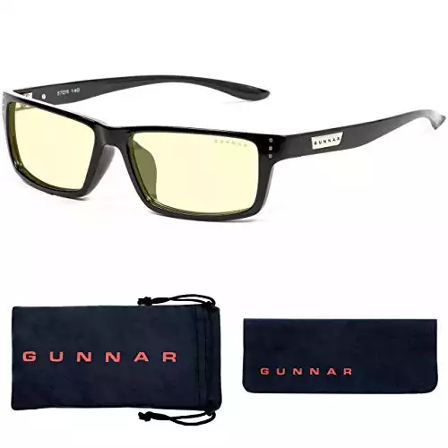 Gunnar riot amber tinted gaming glasses