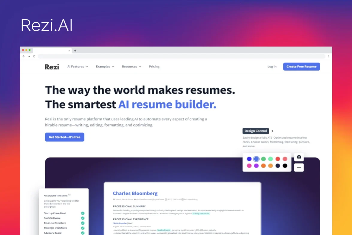 best ai resume builder