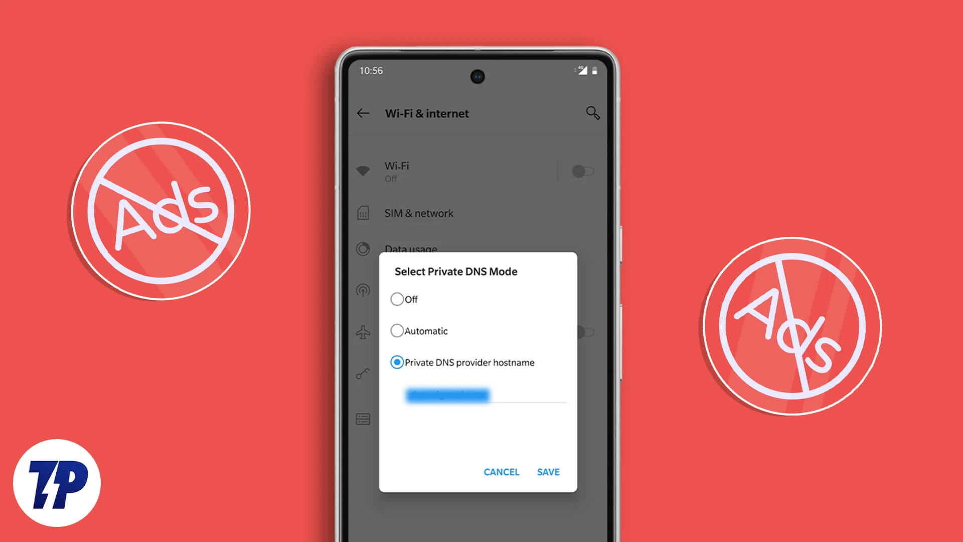 block ads on android using private dns