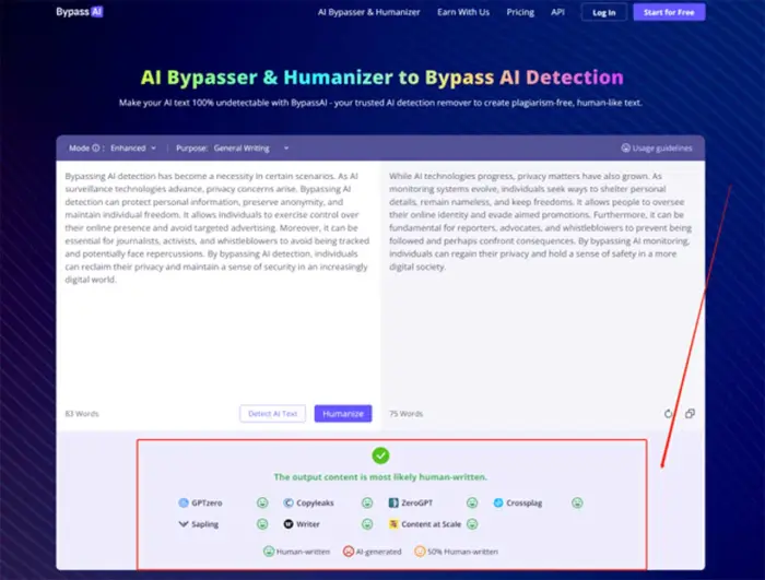 Bypass AI의 매력적인 기능