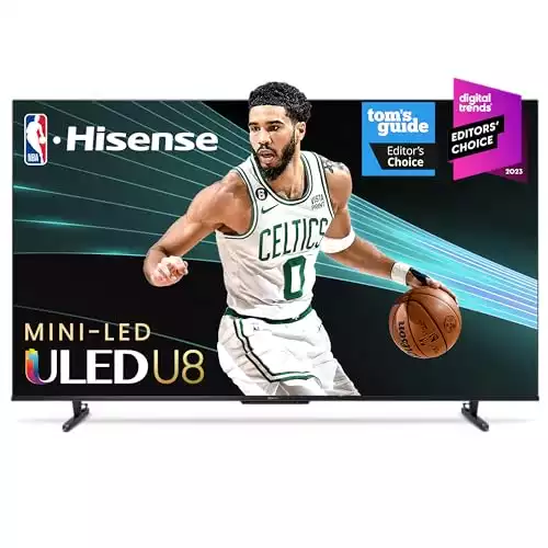 Hisense 65-calowa mini-LED klasy U8