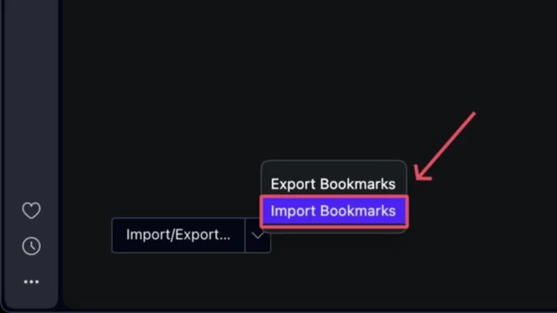 import bookmarks in opera