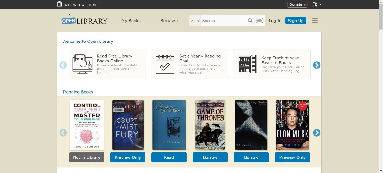 open library ebook website