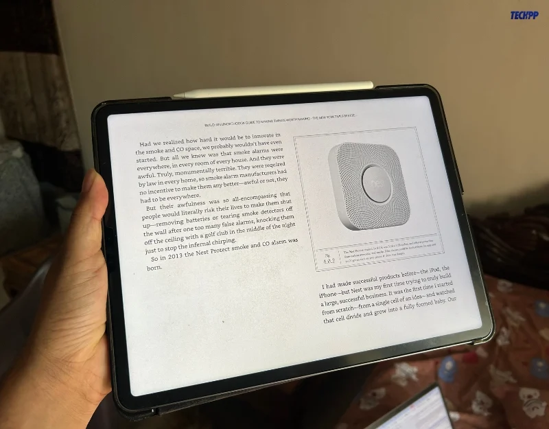 image showing the kindle app on ipad