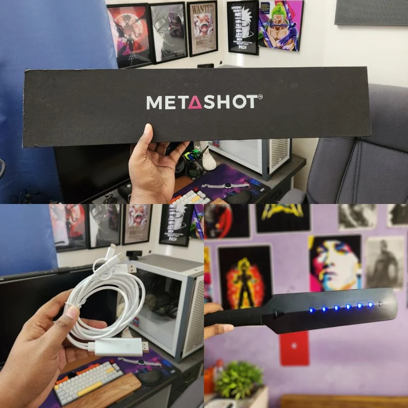 unboxing experience of metashot