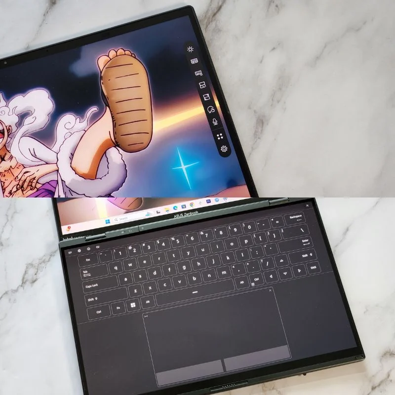 software tricks of zenbook duo