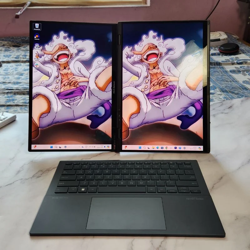 book mode on zenbook duo