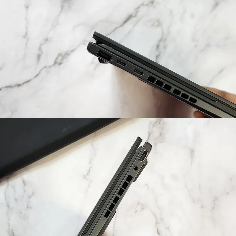 all the ports on zenbook duo