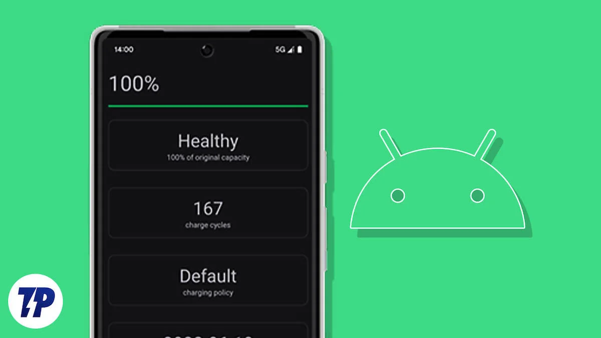 how to check battery health and battery cycle count on android