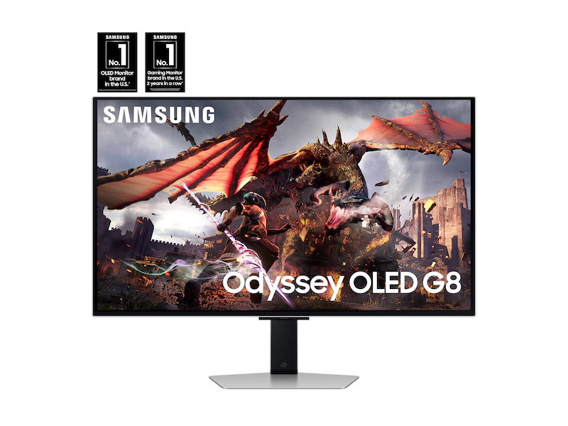 Monitor da gioco intelligente Odyssey OLED G8 4K UHD da 32".