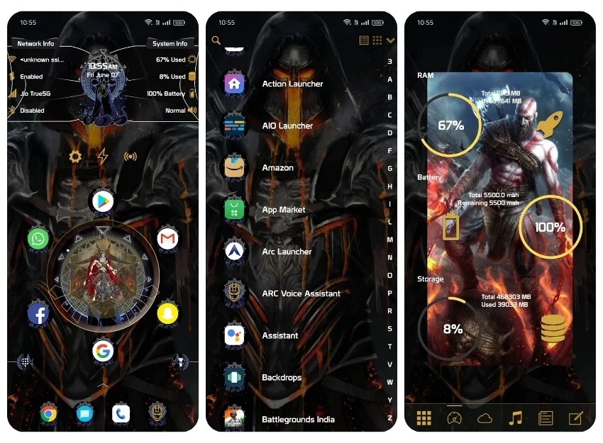 arc gaming launcher for android